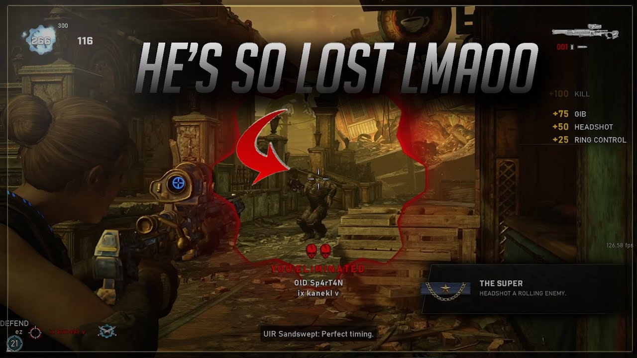 Gears 5 - I GOT TBAGGED FOR GOING INSANE WITH SNIPER! (RANKED CONTROL)