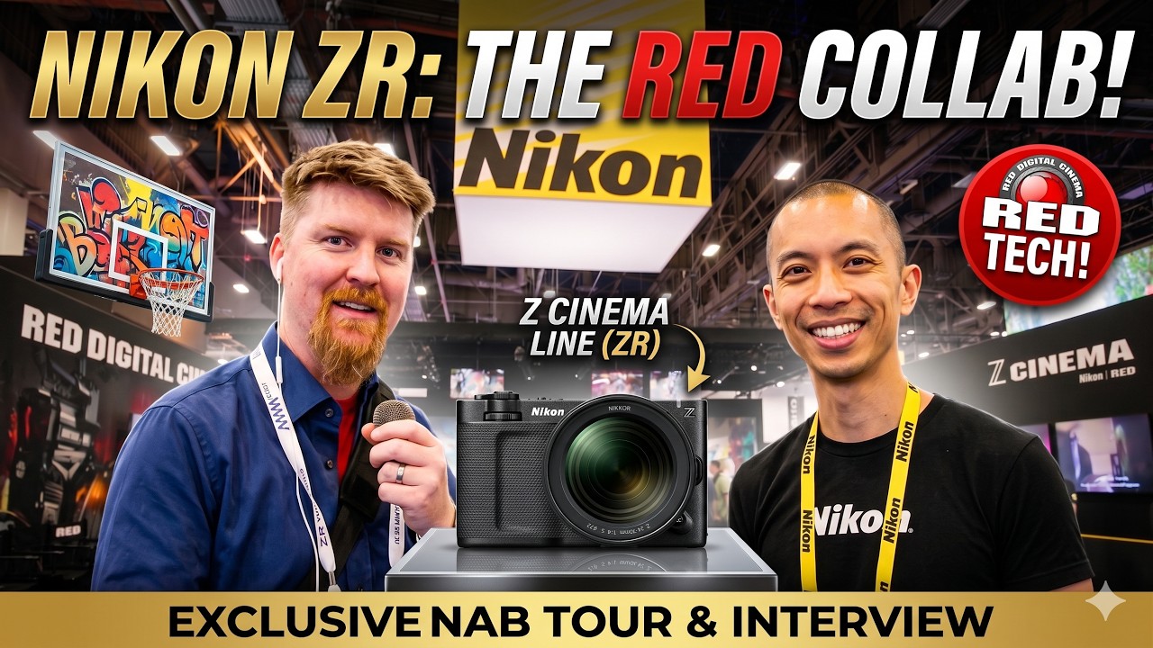 Nikon x RED: Новая кинокамера Nikon ZR! (Полный обзор выставки NAB 2026)