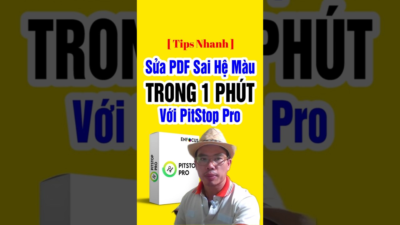 Sửa PDF sai hệ m&agrave;u trong 1 ph&uacute;t với pistop pro | Natuhai tutorial #cmyk #grb  #pitstop