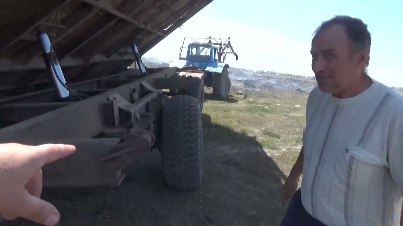 Вывожу 12ти тоником навоз 15 тонн, вот что получилось((