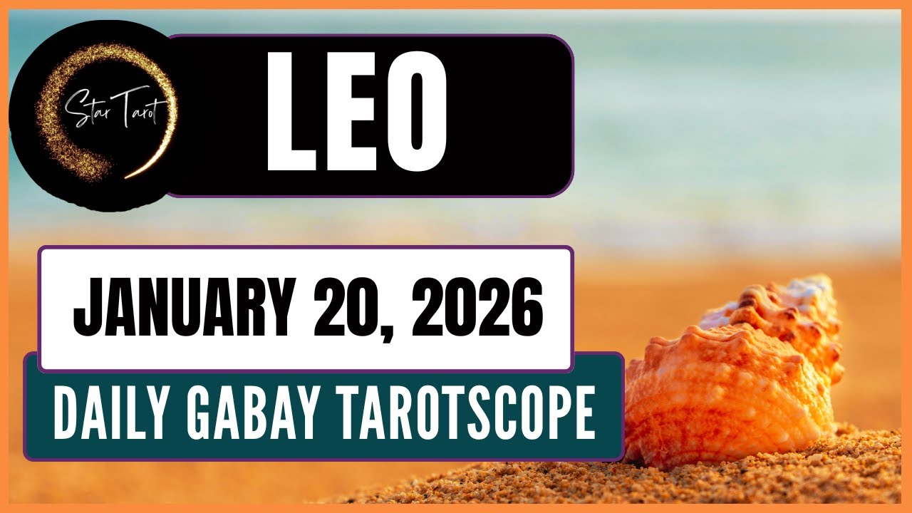 ANO'NG KAILANGAN MONG MALAMAN NGAYON LEO JANUARY 20, 2026  💫DAILY GABAY TAROTSCOPE