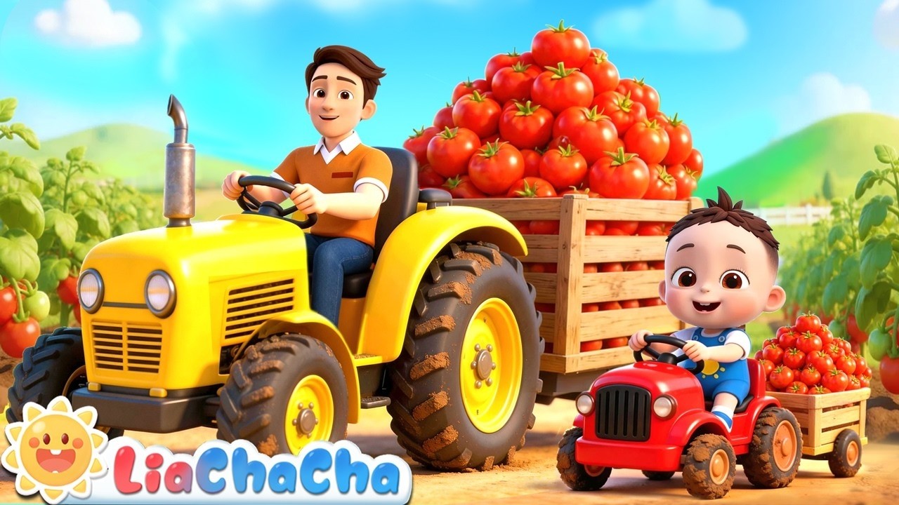 🔴Planting Tomatoes Song | Play Fun for Kids | Toddler Songs & Preschool Learning | LiaChaCha