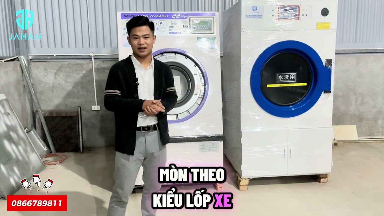 BÁO GIÁ CẶP GIẶT SẤY CÔNG NGHIỆP NHẬT BÃI SANYO 22kg - 25kg 