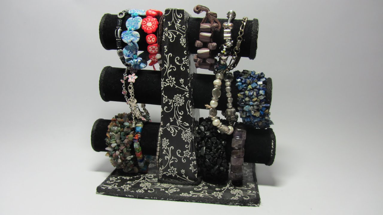 Tutorial. Organizador de pulseras. Portapulseras. 2ª parte.