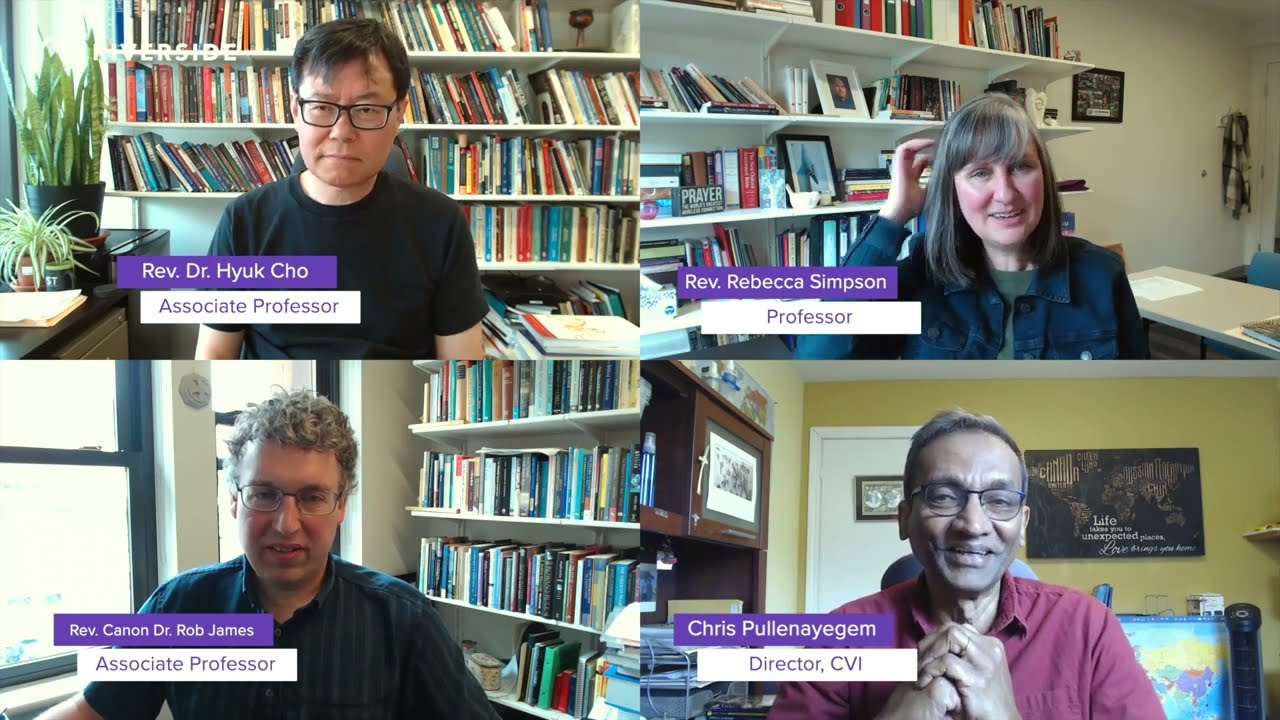 A Conversation with professors Rev. Canon Dr. Rob James, Rev. Rebecca Simpson, and Rev. Hyuk Cho