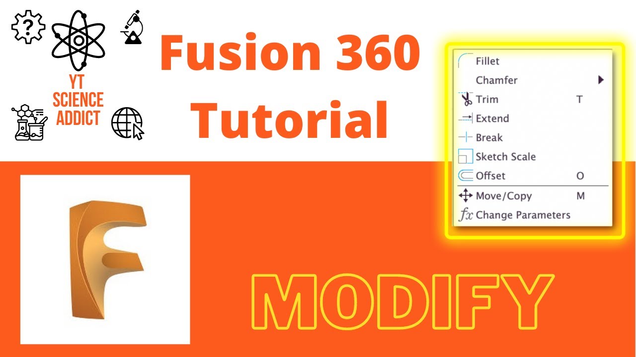 Fusion 360 Sketch Modification Tools