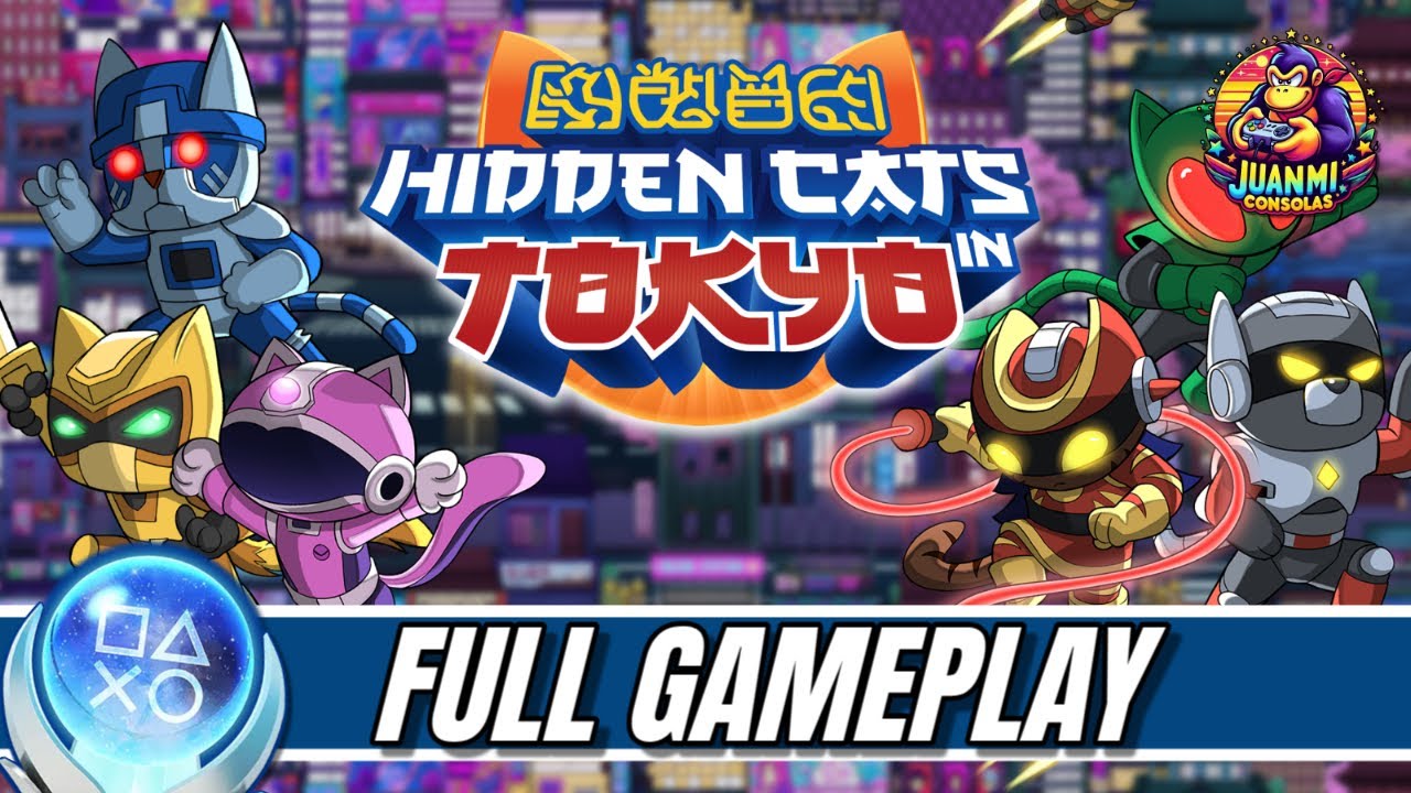 Hidden Cats In Tokyo // Full Gameplay Platino // Playthrough // 100% Achievements Trofeos Logros