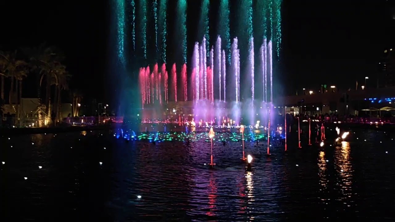 Kuwait musical fountain cultural centre