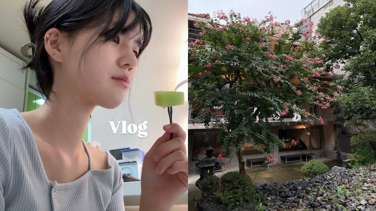 Vlog•개강첫주•연세대도서관공부•과학관소개•아이패드언박싱•주3회운동•수학조교알바•망원동•빈티지샵•송지오자켓