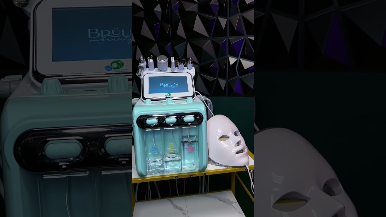 Instant Glow with the 7-in-1 Hydra Facial Machine! 💦✨ #Skincare