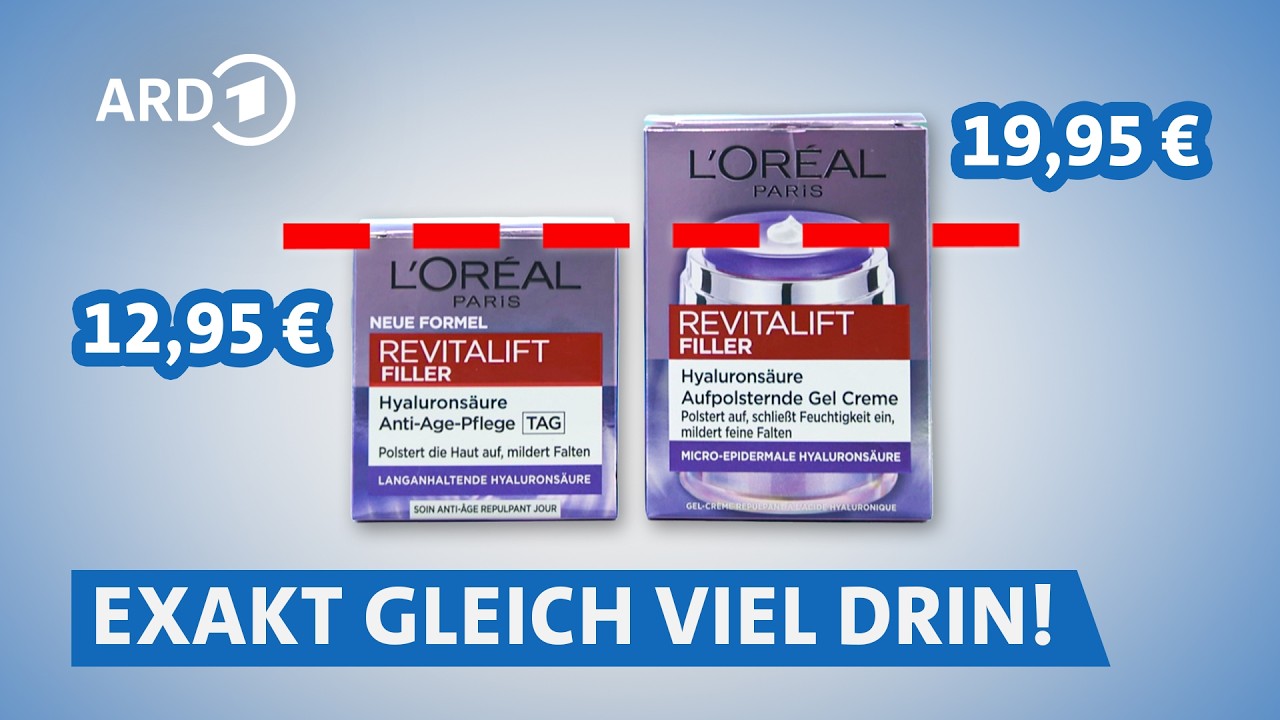 Kosmetik-Mogelpackungen: So werden wir getäuscht | Markt NDR