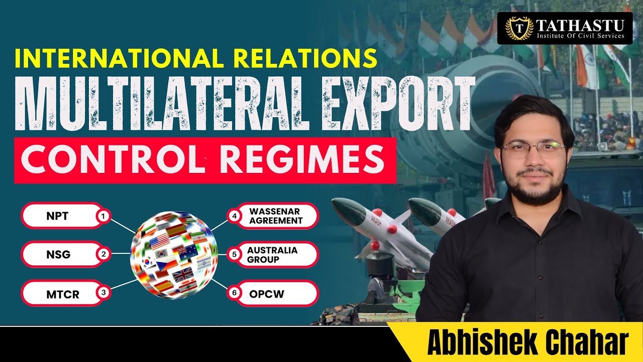 What is Multilateral Export Control Regimes (MTCR)? | International Relations  | #mtcr #india #usa