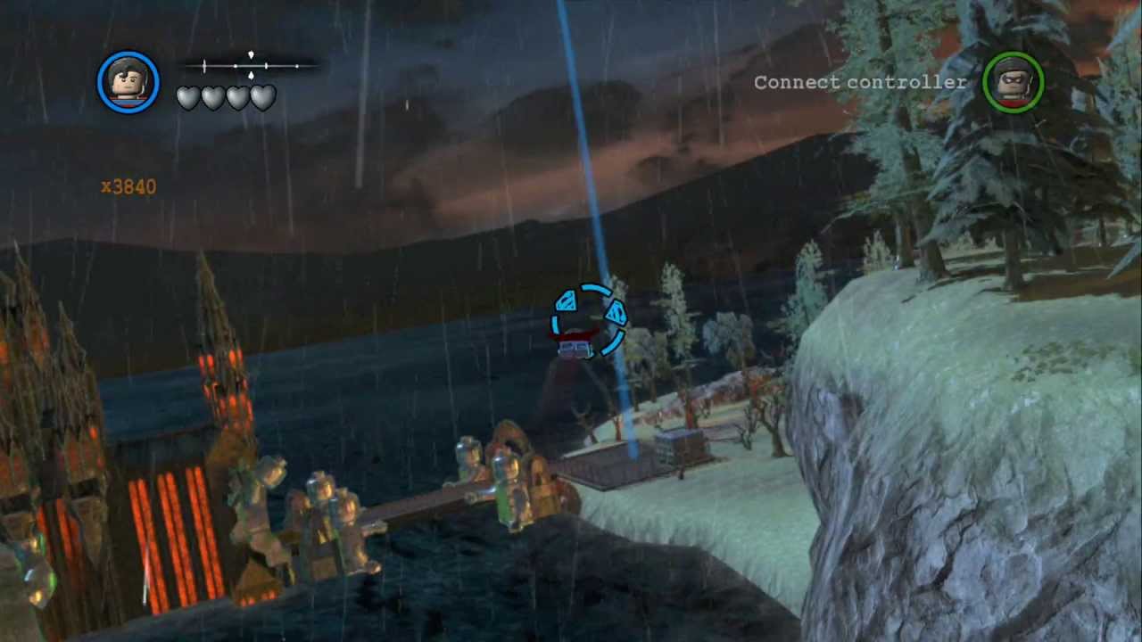 LEGO Batman 2 DC Super Heroes - All Gold Bricks in Gotham City North - Arkham Asylum  & Gardens