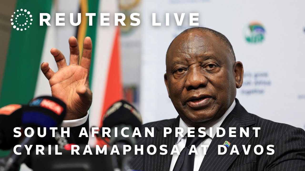 LIVE: South African President Cyril Ramaphosa addresses Davos