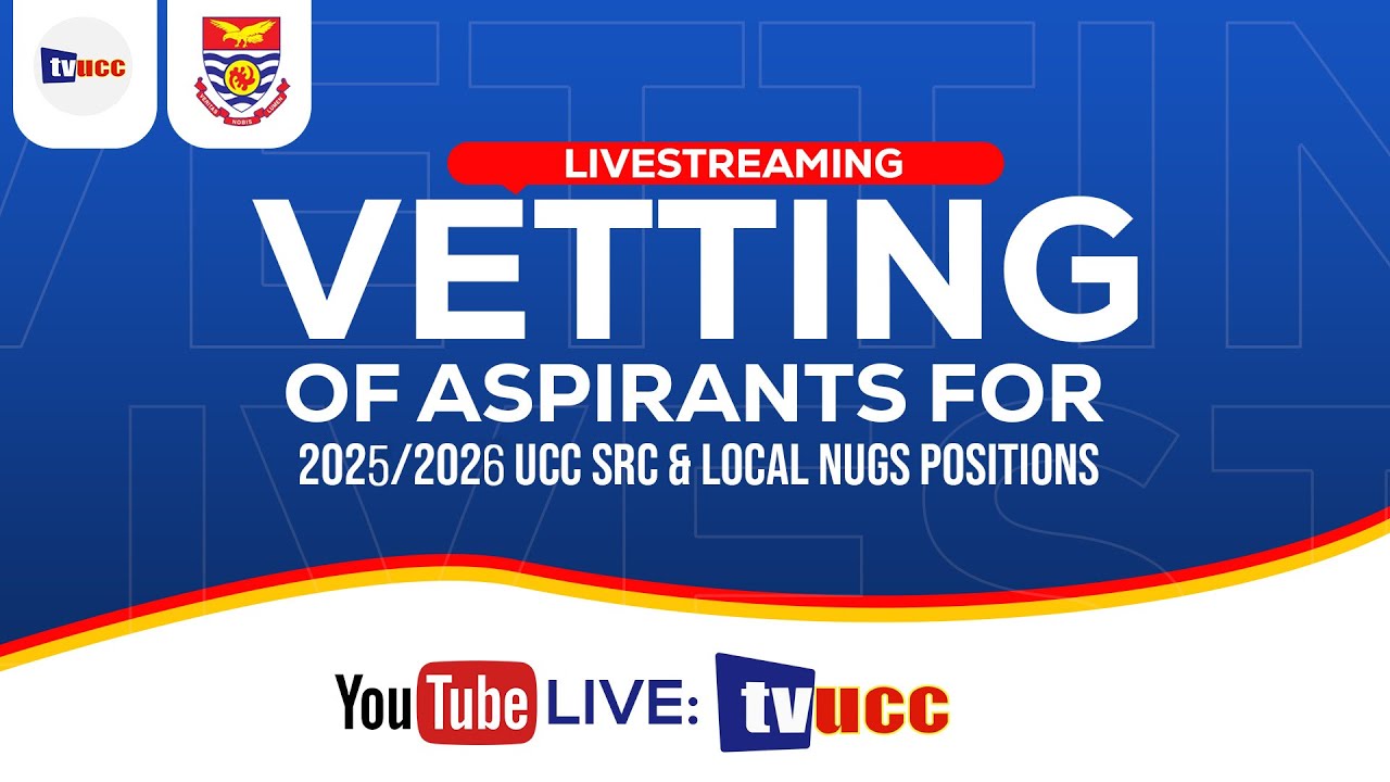 TVUCC LIVE STREAMING: VETTING OF ASPIRANTS FOR 2025 / 2026 UCC SRC AND LOCAL NUGS POSITIONS