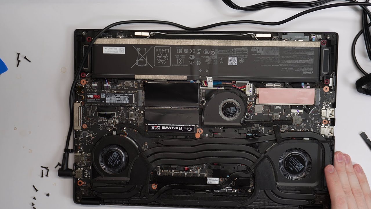 Обновление SSD и оперативной памяти на ASUS ROG Flow X16