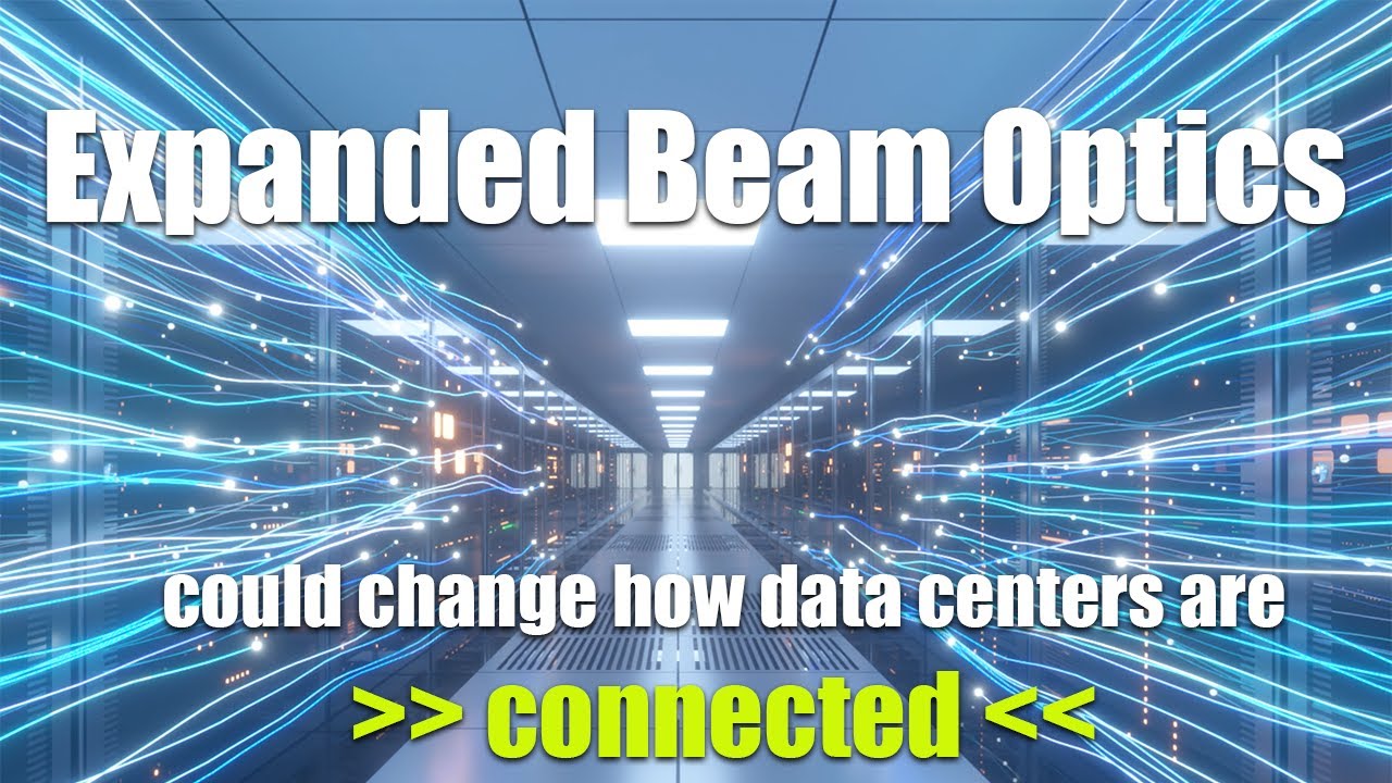 Expanded beam optics for ensuring high-speed fiber interconnect reliability