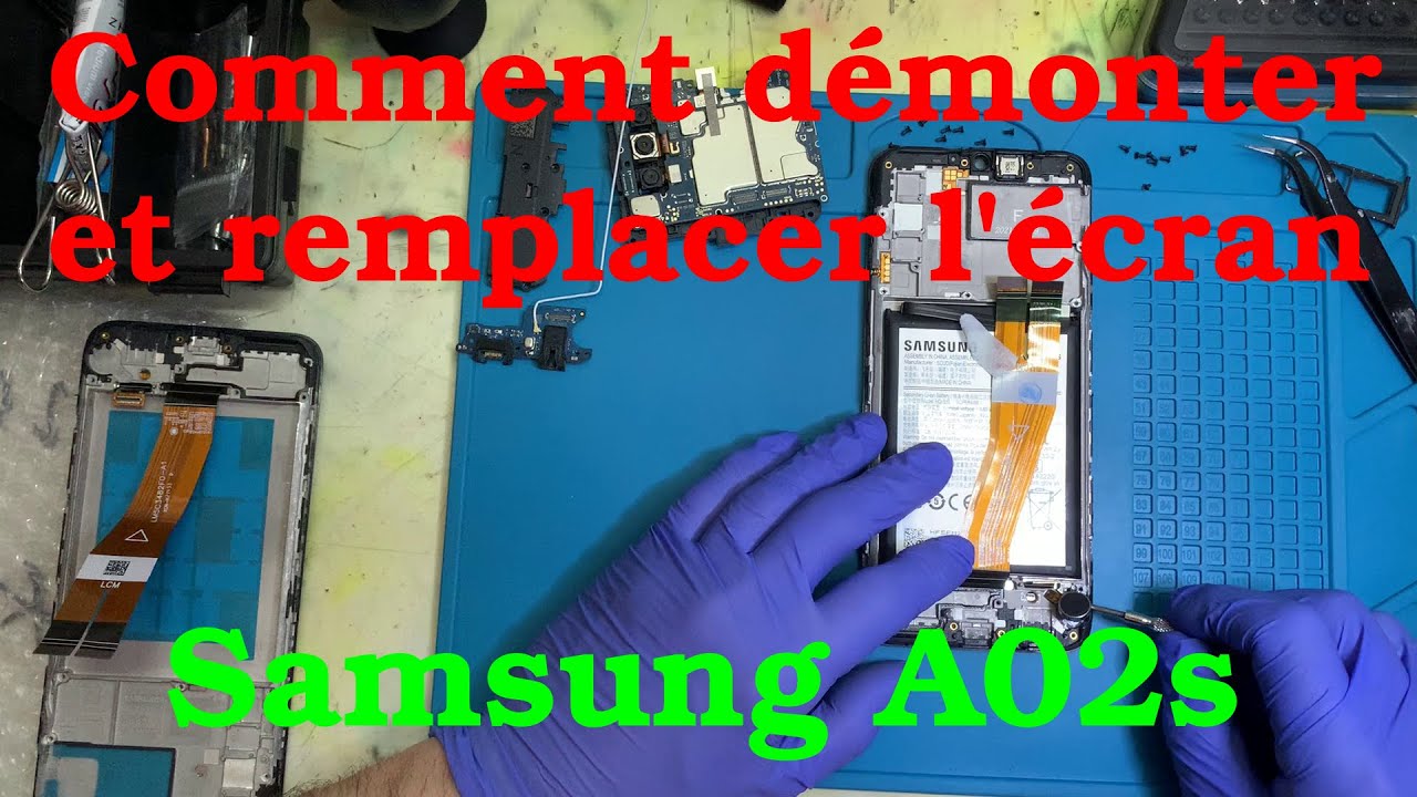 Comment démonter et remplacer l'écran sur un Samsung A02s