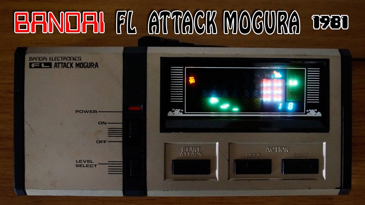 1981 반다이 두더지잡기 게임기(Bandai FL Attack Mogura repair)