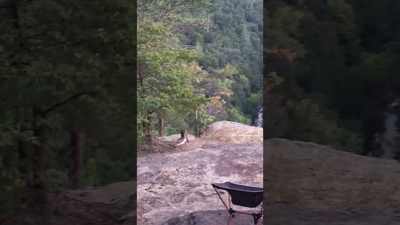 Hammock camping on a cliff edge. #nature #camping #hiking #travel #hammockcamping #2025