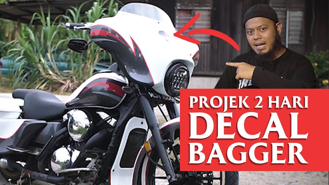 2 Hari Siapkan Design BAGGER 1500cc #vlogtayargolek #vtg