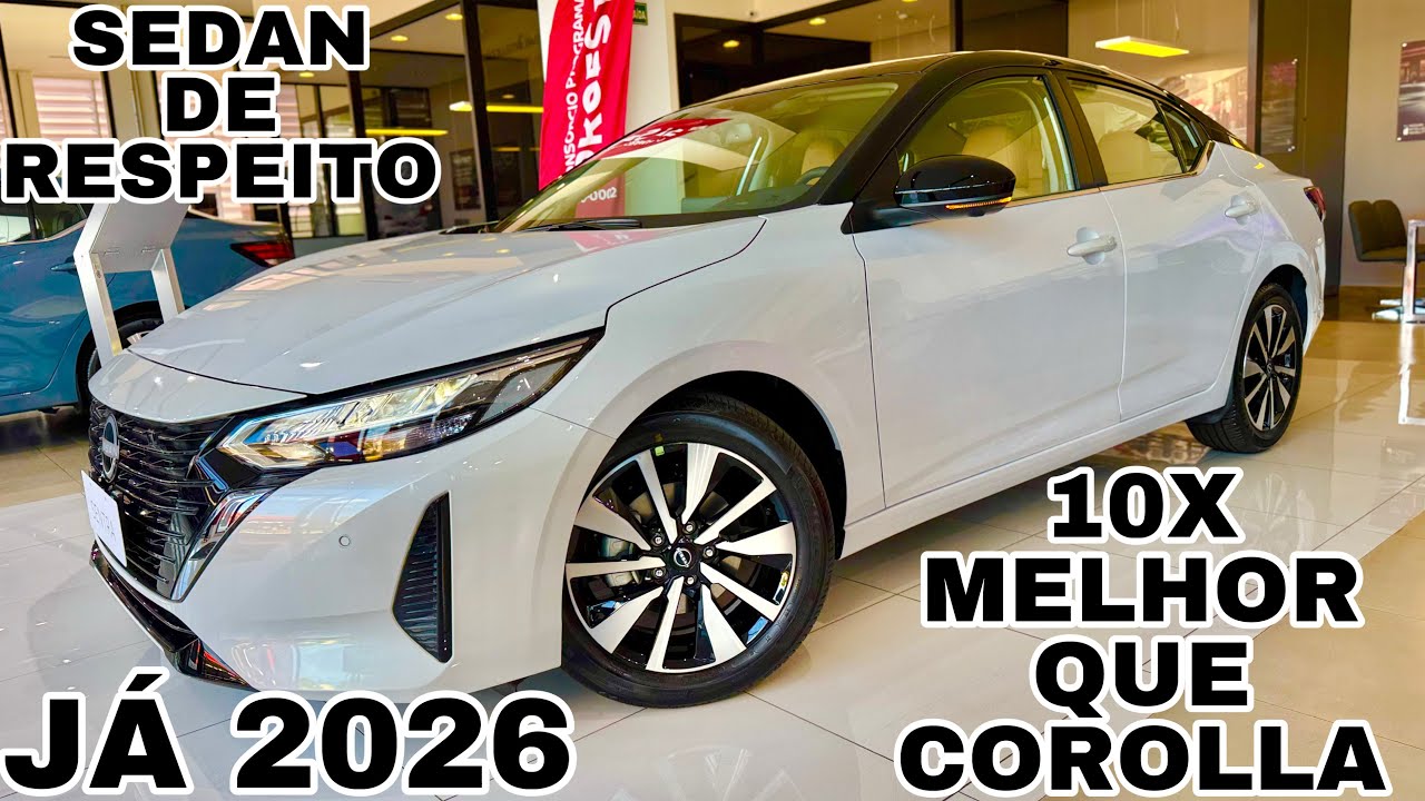 NOVO NISSAN SENTRA EXCLUSIVE 2026 EM DETALHES | MELHOR SEDAN QUE TEMOS NO BRASIL??