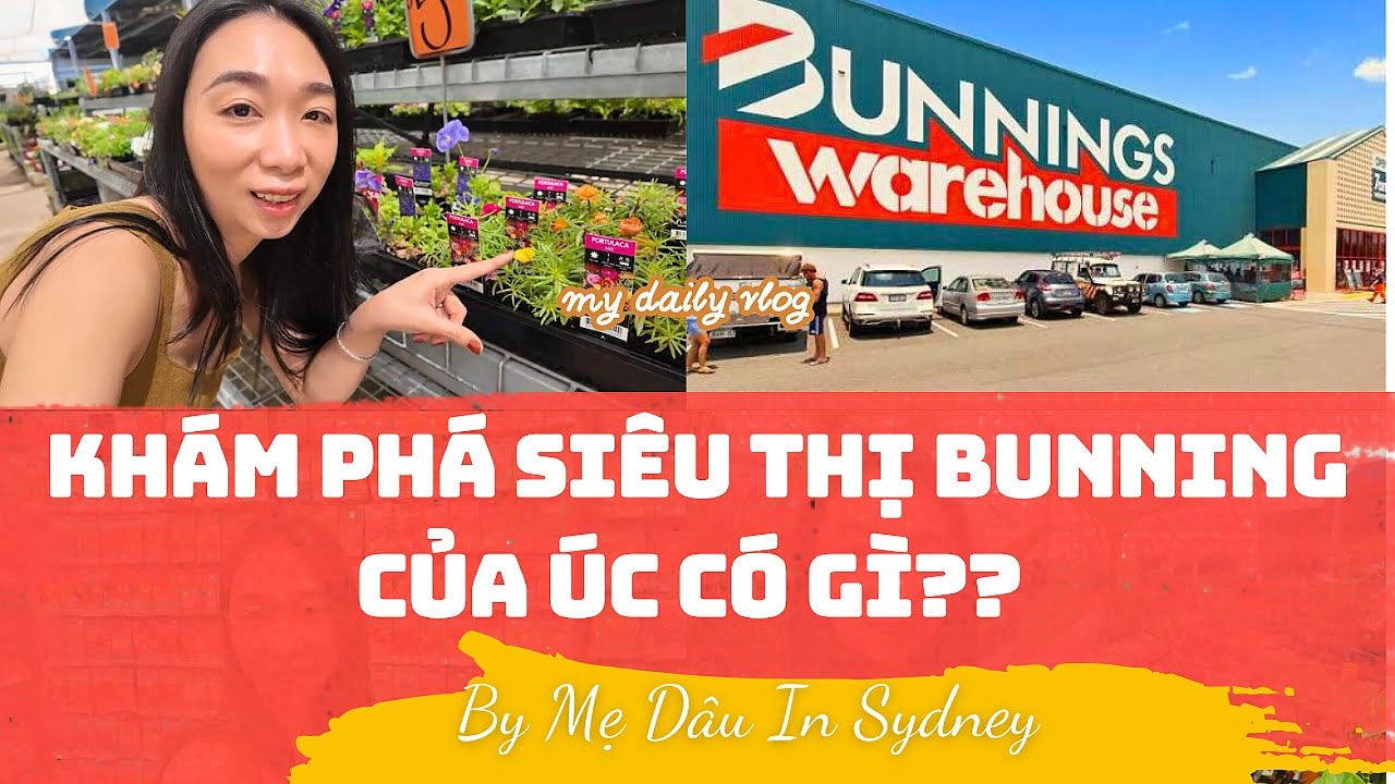 Cuộc sống Úc: Mua sắm ở siêu thị lớn của Úc chuyên bán đồ làm vườn rất thú vị #sydney #bunnings 