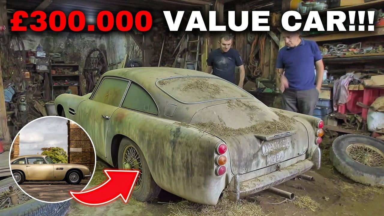 Barn Find of 1959 Aston Martin DB4 - The Best CLASSIC CAR FOUND in DUST?