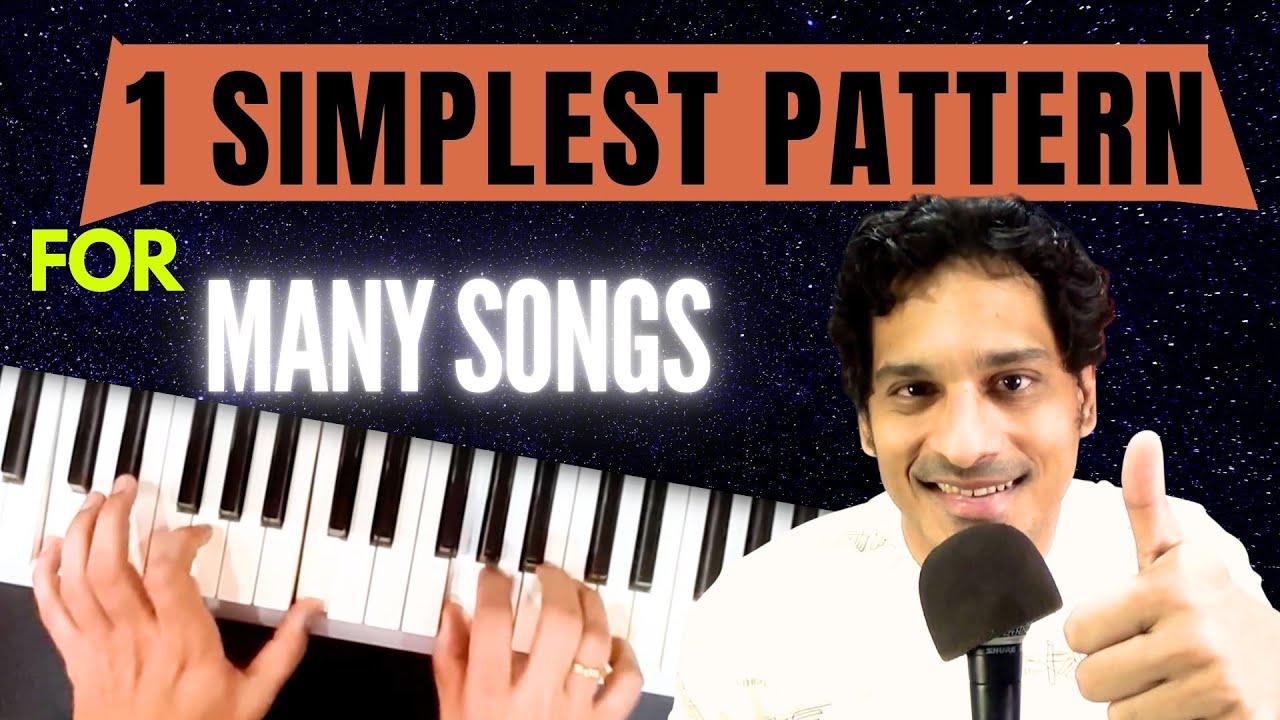 Beautiful Left Hand Pattern | Easy Piano Tutorial hindi Mein