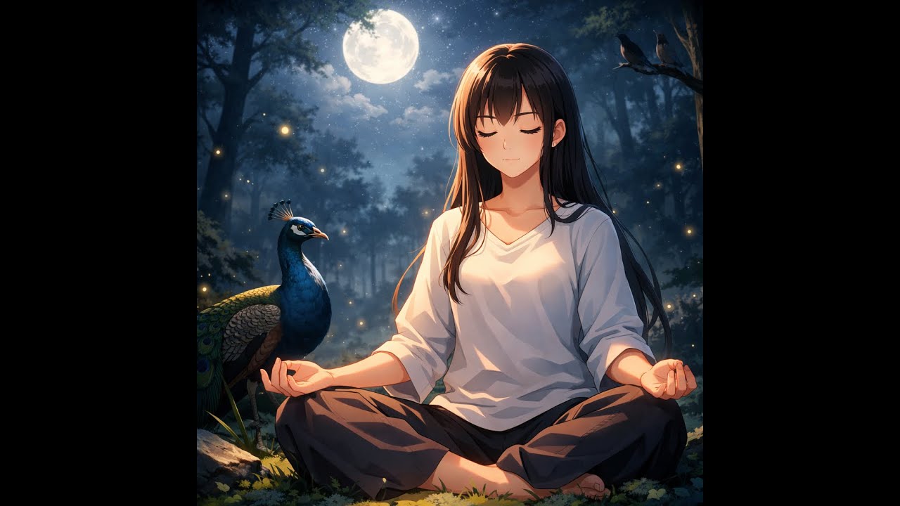 Mind Relaxing Flute Music with Birds & Peacock Sounds | Deep Meditation & Inner Peace