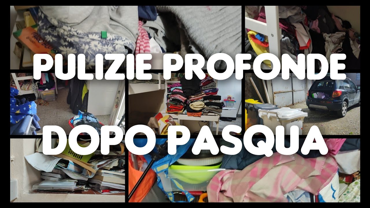 🧽 PULIZIE PROFONDE DOPO PASQUA🧽Inizio a sistemare i documenti 🗃️ e il divano degli ORRORI 🚨