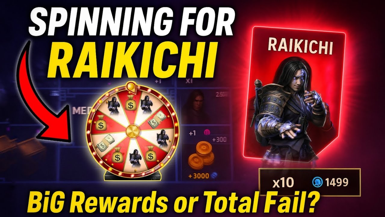 RAIKICHI Spin 🎰🤑 | Shadow fight arena new hero | ZADEN SFA