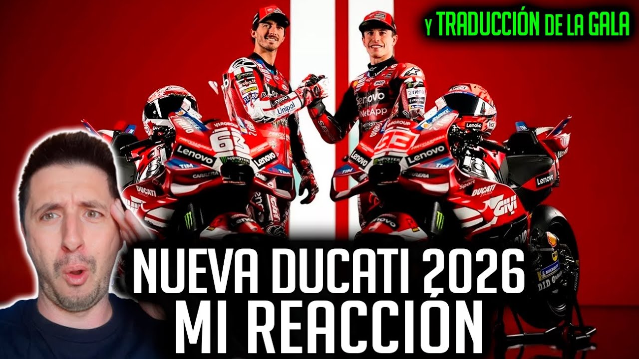 🔴REACCIÓN a la PRESENTACIÓN de DUCATI LENOVO 2026 [#MotoGP]