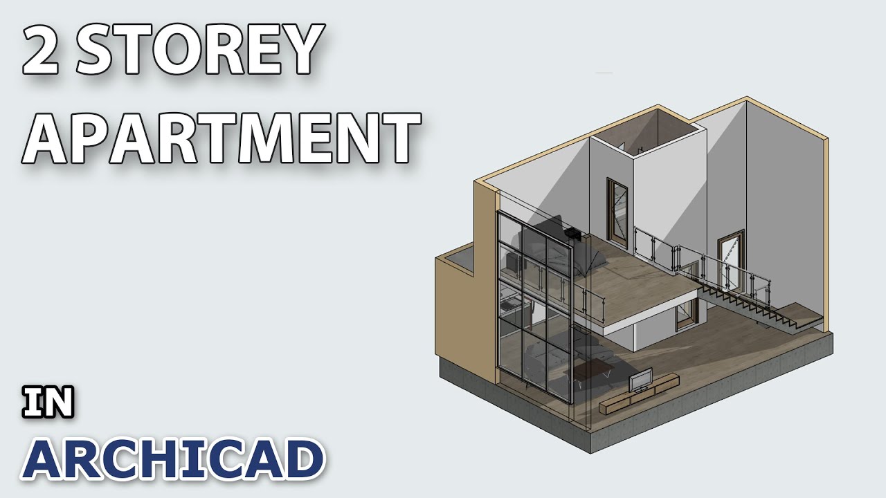 Как создать двухэтажную квартиру в Archicad