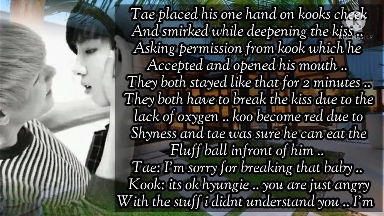 Taekook oneshot || Getting a 𝒌𝒊𝒔𝒔 from my innocent husband ||