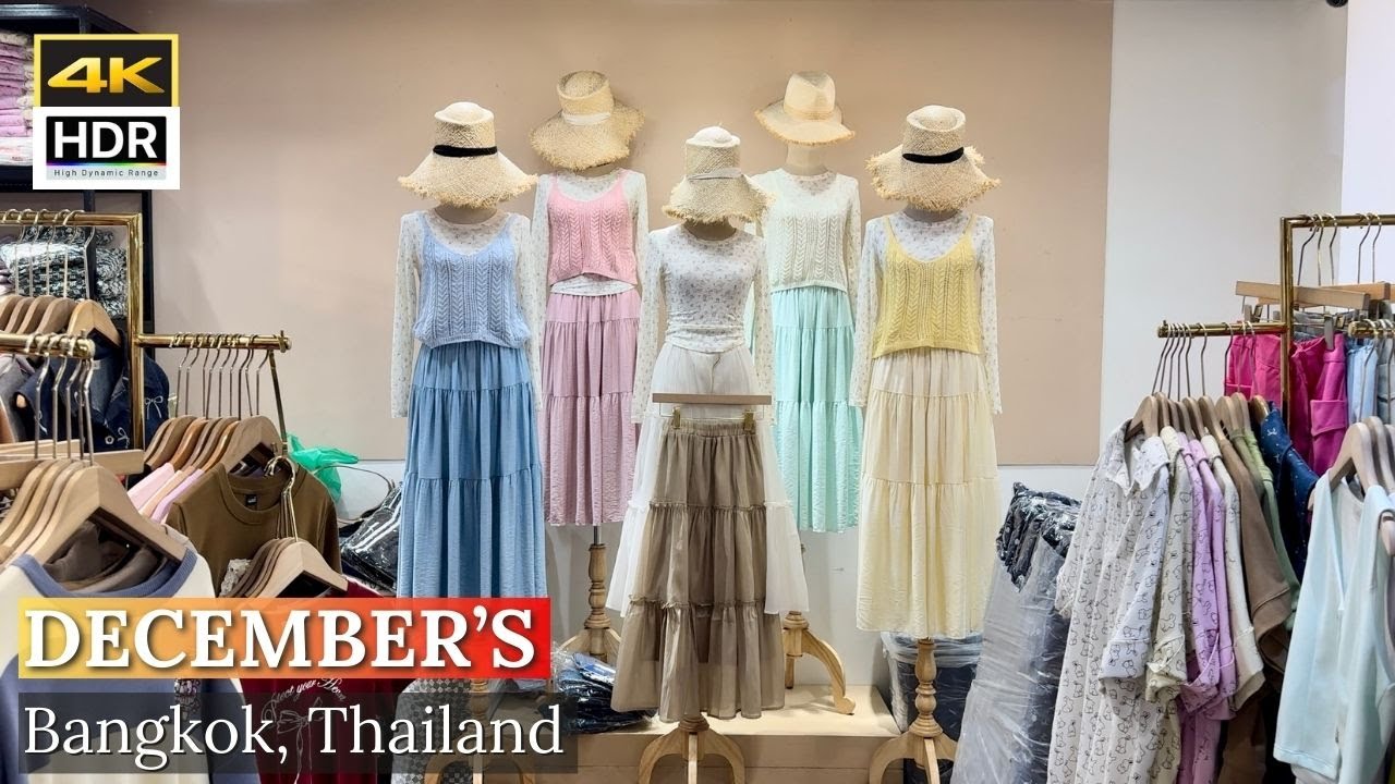December's Store: Best Budget Shopping in Pratunam, Bangkok [4K HDR]