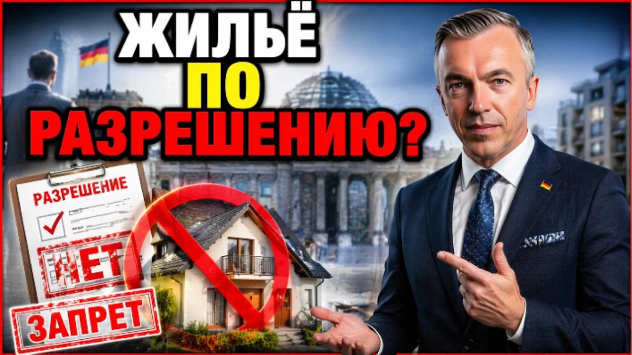 В Германии хотят запретить покупать жильё &mdash; из-за политических взглядов