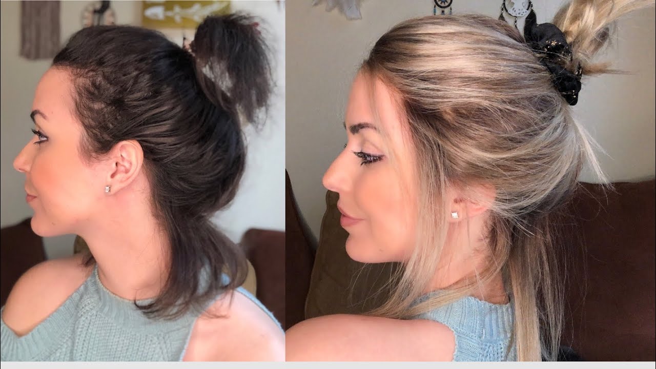 Как собрать парик с кружевной основой в хвост — Hairalicious wig
