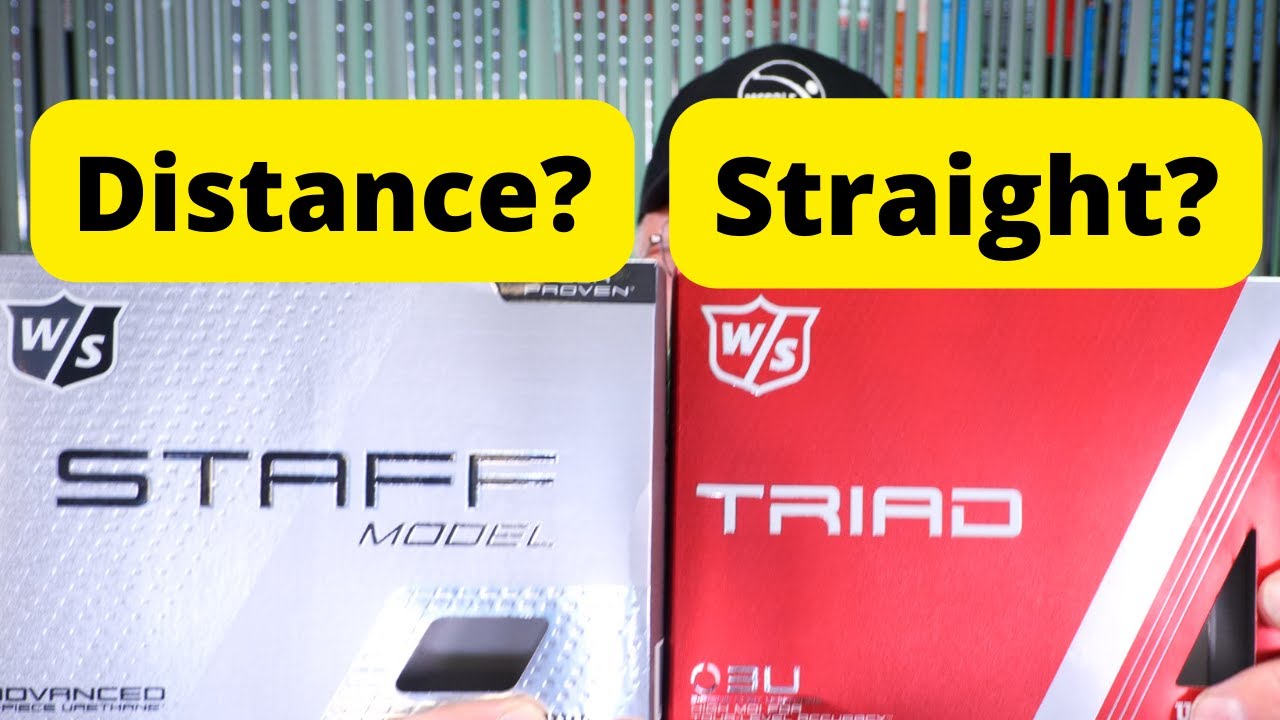 Wilson Triad против Staff Golf Ball