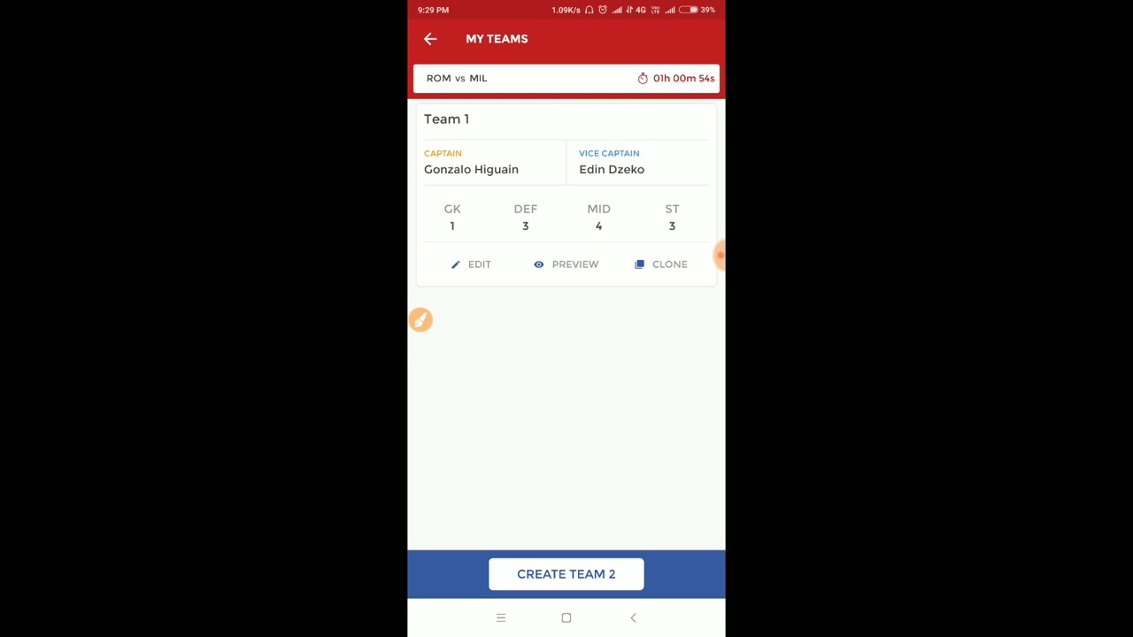 ROMA VS MILAN FOOTBALL DREAM11 TEAM | ROM VS MIL DREAM11