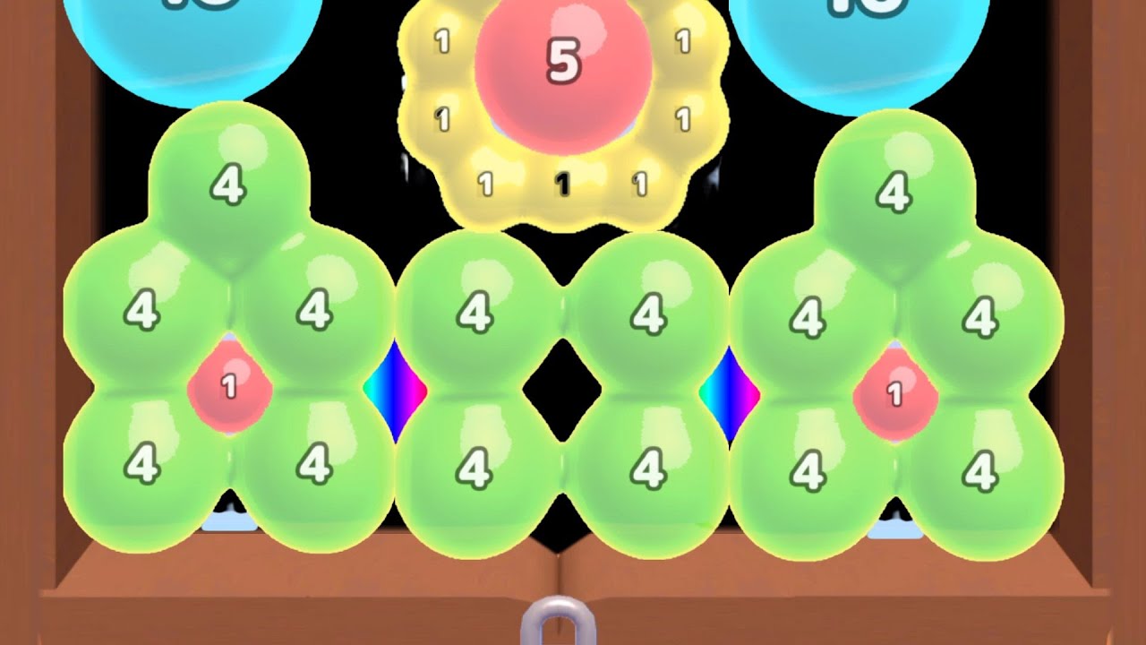 Relaxing & Satisfying Mobile Game Melty Bubble - jelly 2048 ball Gameplay walkthrough part 2