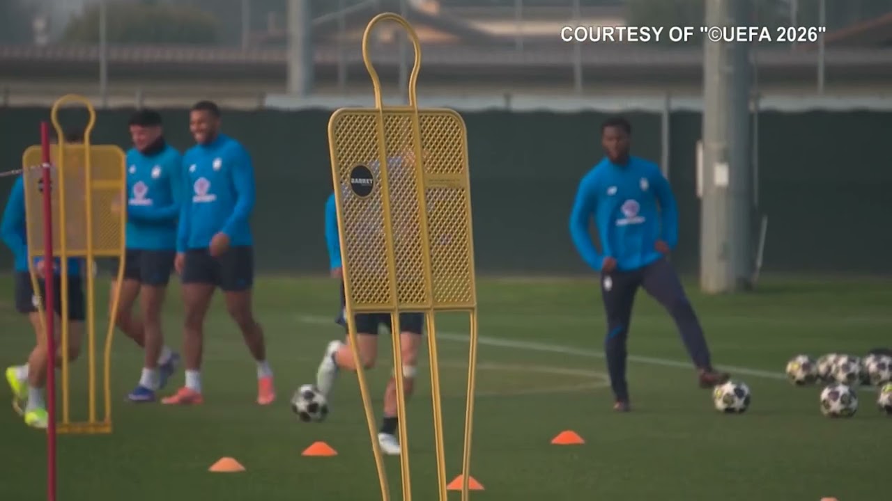 #Atalanta-#Bayern #Monaco di #Champions league. L'allenamento della squadra di #Bergamo