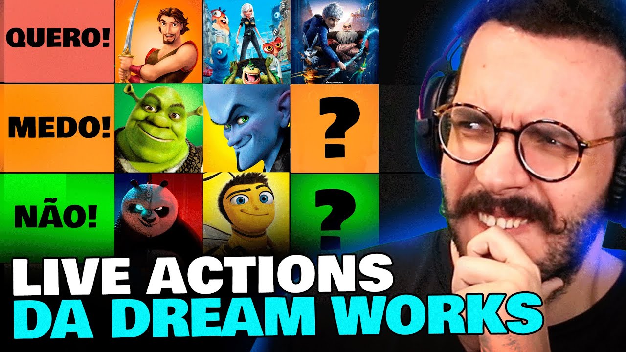 TIERLIST LIVE ACTIONS DA DREAMWORKS | Cortes do Imaginago