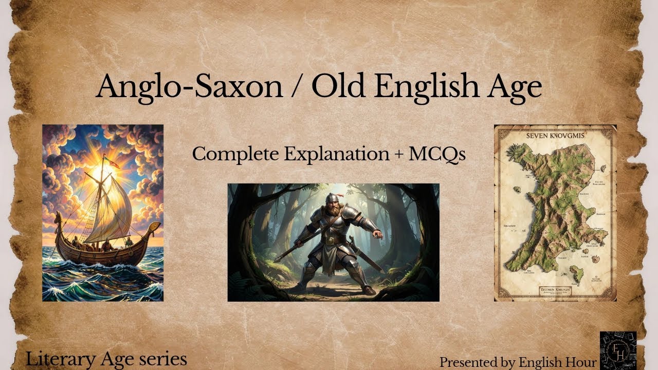 Old English Age | Anglo-Saxon Age | Literary Age Explained with MCQs