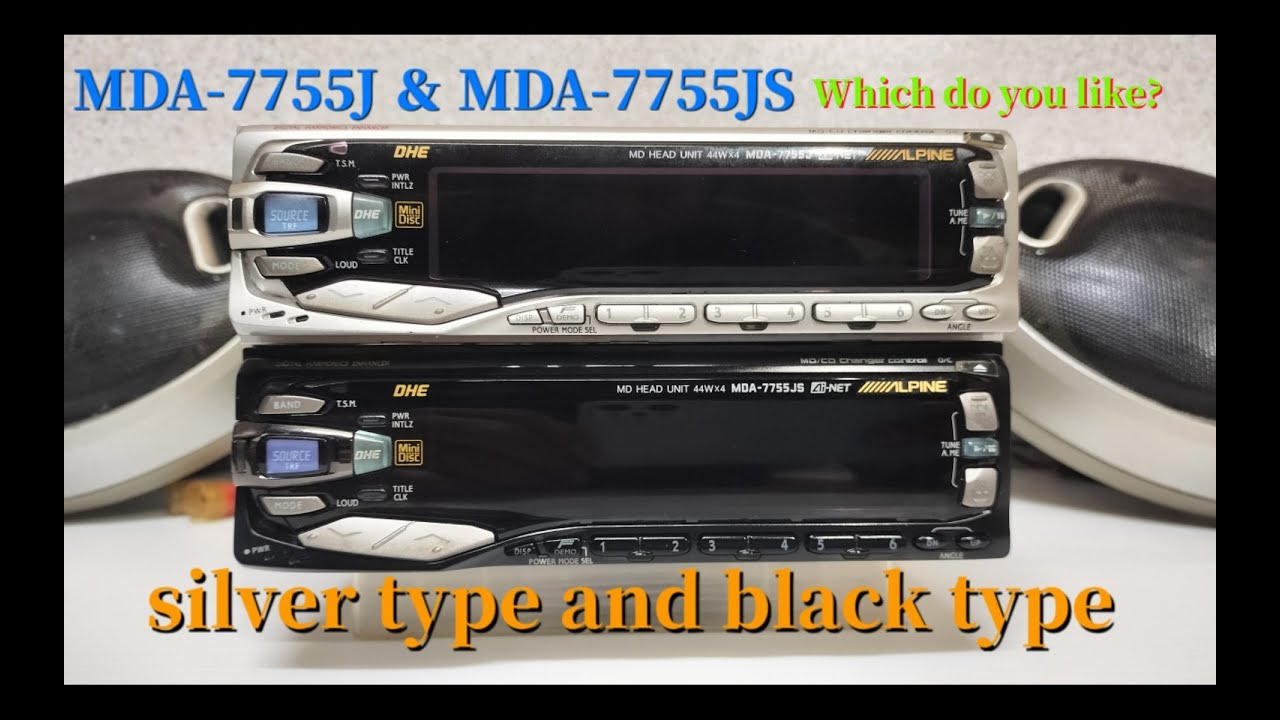 ALPINE  MDA-7755J（JS）　old Car Audio