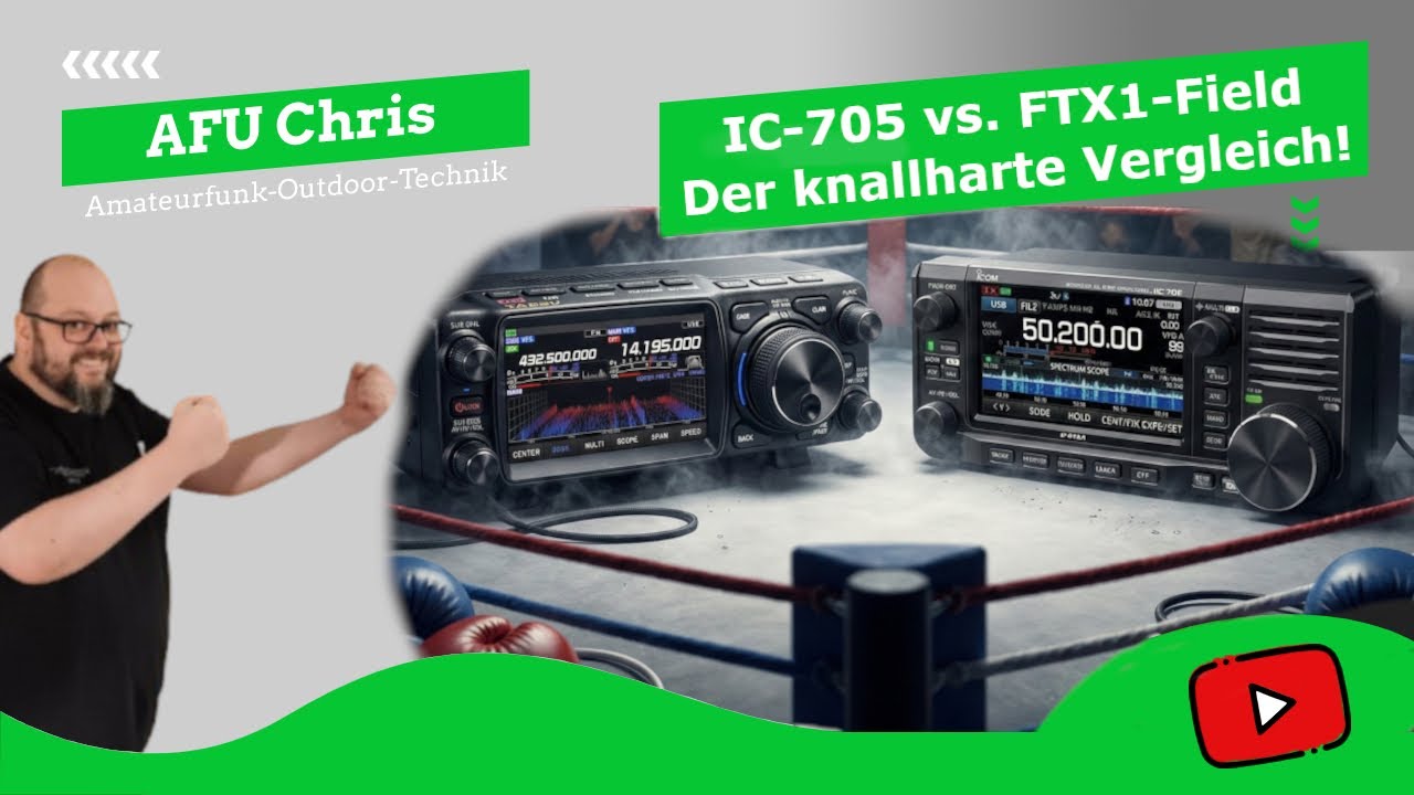 ICOM IC-705 ist tot? 💀 Yaesu FTX-1F im knallharten Vergleich! #amateurfunk #cbfunk #yaesu #icom