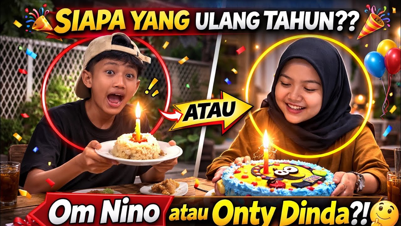 Seru sekali di ulang tahun onty meimei