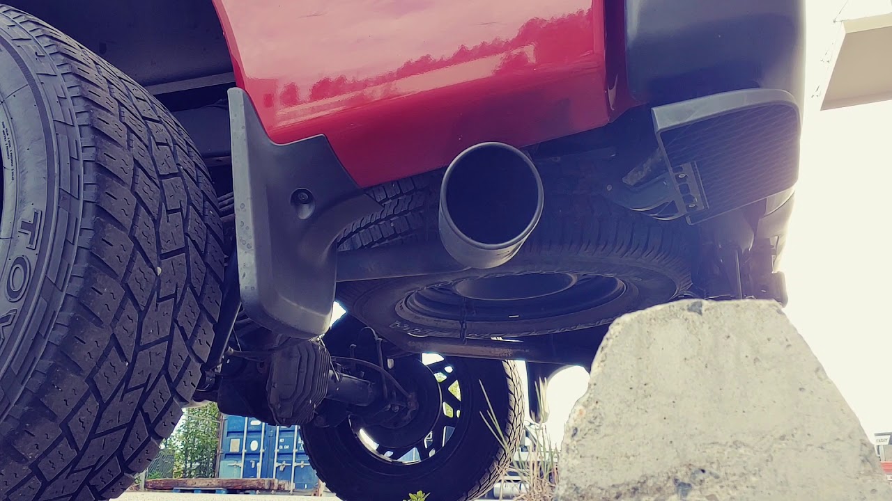 Straight pipe 2014 nissan titan