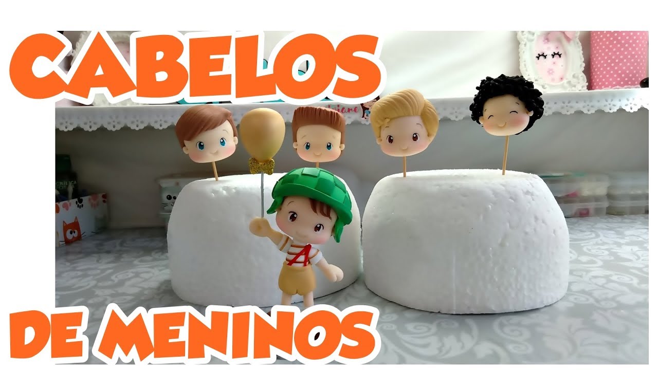 5 tipos de CABELOS fáceis de MENINO | aula de BISCUIT