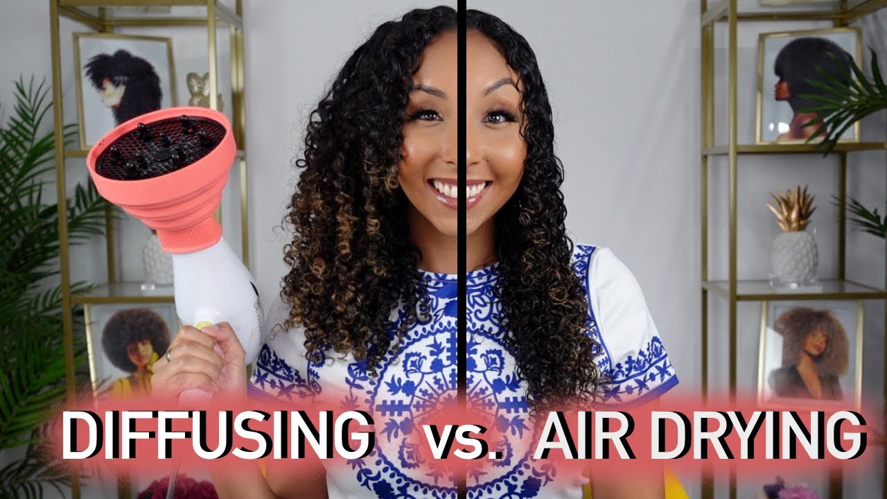 DIFFUSING VS. AIR DRYING - Curly Hair Tips | BiancaReneeToday